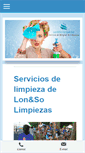 Mobile Screenshot of limpiezaslonso.com